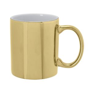 Gold color mugs for sublimation 11 oz (box of 12 and 36 units)