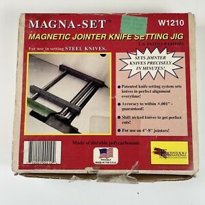 Magna-Set W1210 Wood Jointer Knife Setting Fixture Jig Magnetic
