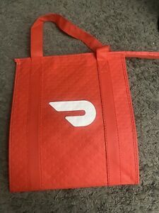 DoorDash Food Delivery Insulated Bag With Zipper
