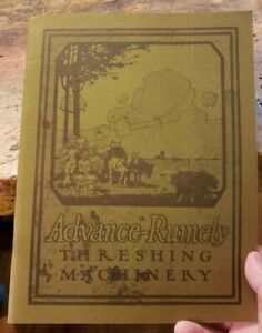 ADVANCE RUMELY Threshing Machinery Catalog 1913/14 Steam Traction Engine REPRINT