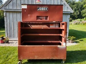 Jobox 2-682990-01 Site-Vault Heavy Duty 60 in. Piano Wheeled Tool Box Very Good!