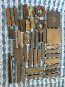 Mixed Lot Of brass blocks And Bars