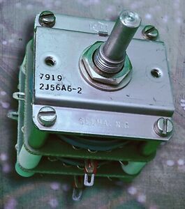Cutler-Hammer Shallcross 4 Pole - 6 Position Rotary Switch / BBM 2J56A6-2