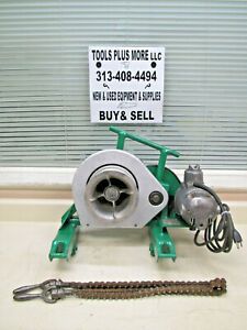 Greenlee 640 4000lb Wire Cable Tugger Puller Chugger w/ 36&#034; Chains Used