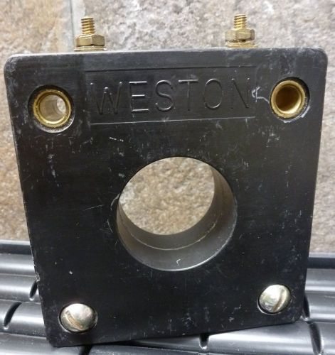 Used weston instruments 605 current transformer 100/5 5 va 25-800 hz for sale