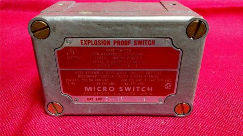 Explosion proof micro switch ex-ar  7013 - nos for sale