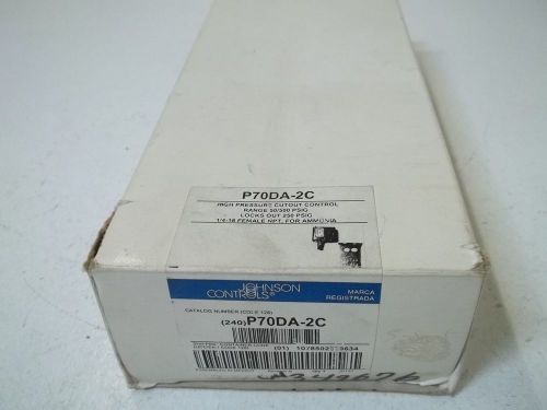 JOHSON CONTROLS P70DA-2C HIGH PRESSURE CUTOUT CONTROL 50/500PSIG*NEW IN A BOX*