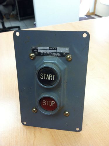 Square d start-stop control station 9001 cg-1 new old stock for sale