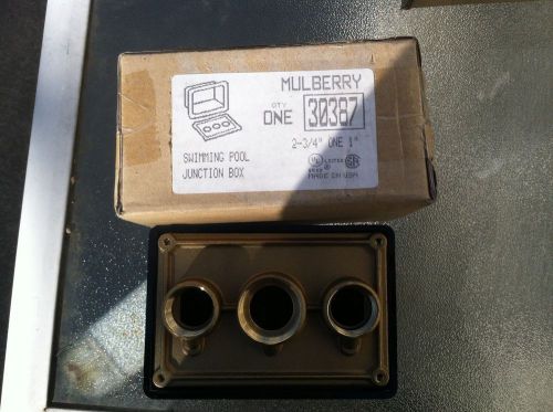 MULBERRY 30387 SWIMMING POOL  BRASS JUNCTION BOX NEW