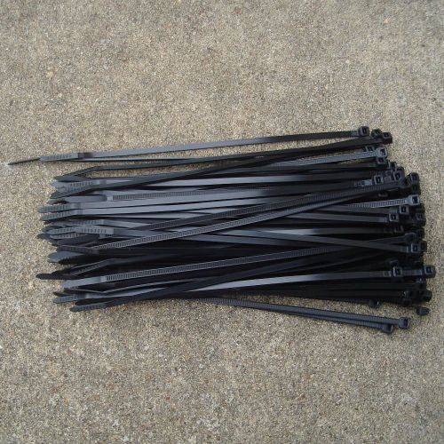 New eclipse 902-023 cable tie wrap black 7-7/8&#034; x 9/64&#034; 100 pack for sale