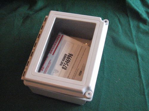 Hoffman electrical industrial control panel enclosure cat no a-864chscfgw for sale