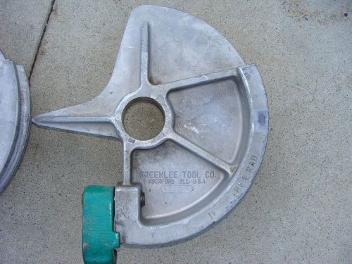 Greenlee 555 emt 1 1/2&#034; pipe bender shoe *gr8cond* nr for sale