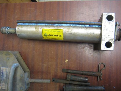 Greenlee 883 1&#034; - 3&#034; conduit pipe bender 15 ton hydraulic cylinder ram used for sale