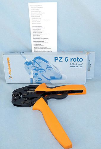 Weidmuller PZ 6 roto Crimping Tool #9014350000, 0.25 -6mm • AWG 24 - 10