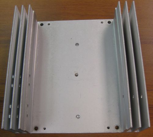 Medium Flat Aluminum Heatsink 2&#034; H x 6.75&#034; W x7&#034; L  With Various Holes