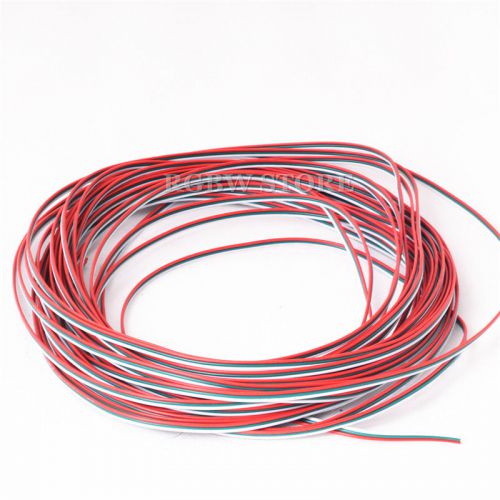 Express 100m 3pin 18awg extension wire cable for ws2811 ws2812 led strip module for sale