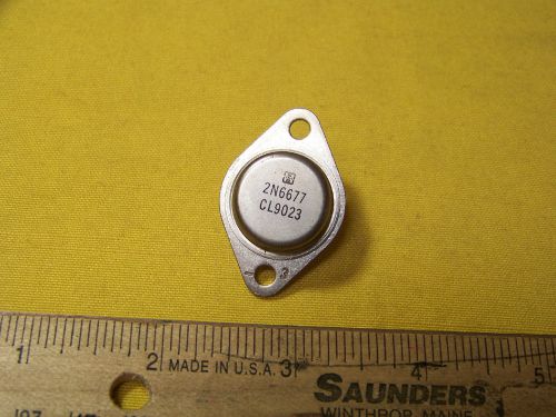 Clevite Power Transistor NPN  2N6677  CL9023 15A 350V TO3