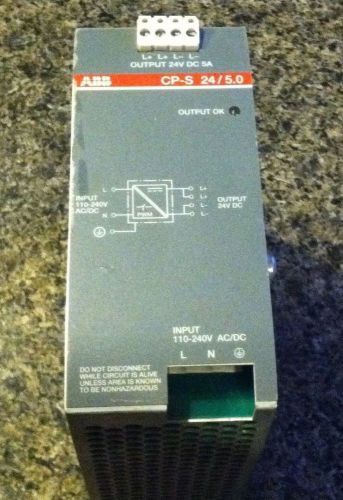 Abb cp-s 24/5.0 24 vdc 5.0 amp power supply for sale
