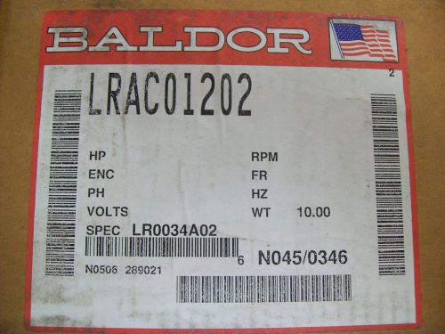 BALDOR THREE PHASE  REACTOR LRAC01202 600 VOLT MAX