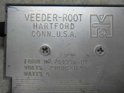 (PK-1) 1 USED VEEDER ROOT 744396-012 230VAC 6W COUNTER