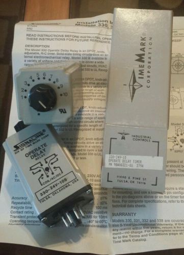 New Time Mark Operate Delay Timer, 330-120V-10, 98A00321-01