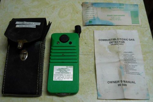 Combustible toxic gas detector hitech instruments calibratable hi 500 untested ! for sale