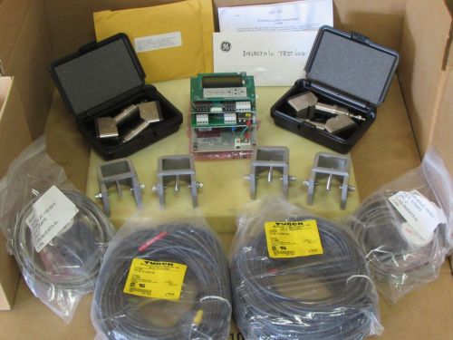 GE ULTRA SONIC FLOW METER AT868 w/ SENSORS , CABLES AND MOUNTING BRACKETS NEW