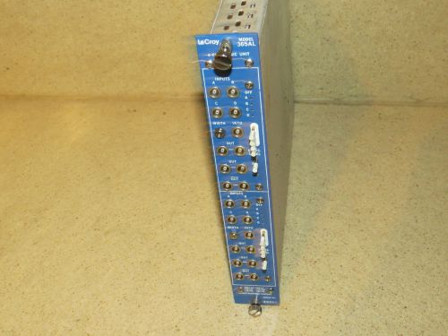 Lecroy model 365al 4-fold logic unit   nim bin module plug in for sale