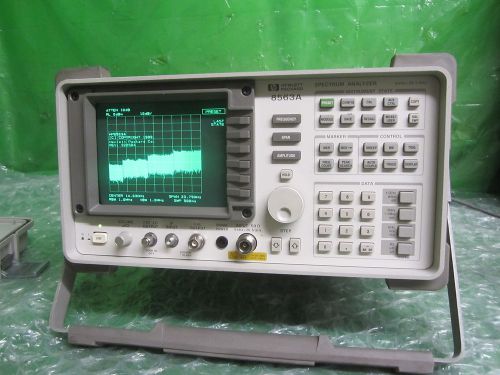 HP 8563A Spectrum Analyzer 9kHz-26.5 GHz and HP 11970A Harmonic Mixer w/Cables