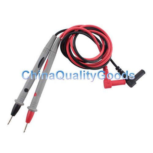 2x high quality universal banana plug sharp test probe pen leads multi meter 20a for sale