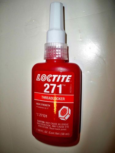 Loctite 271 threadlocker 1.69 fl. oz. (50 ml) bottle new part # 27131 for sale