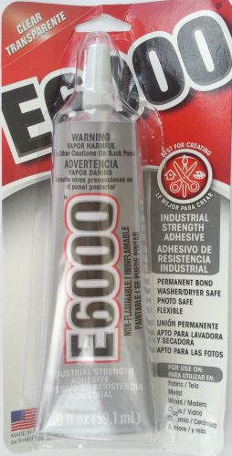 E6000 clear multi-purpose industrial strength adhesive 2 oz for sale