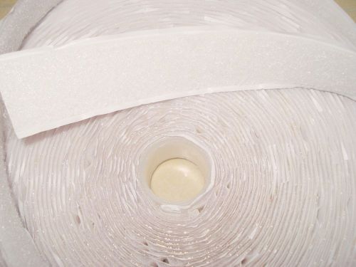 VAW20 (LOOP ONLY) 1 Yard ,  3/4&#034; Width WHITE Velcro Roll Adhesive Tape 2110D