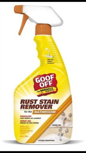 Goof Off Rust Stain Soap Scum Remover Spray, Best Bath Tub, Shower Cleaner 32oz