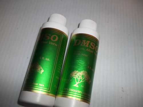 Lot of (2) 4oz Bottles Natures Gift DMSO w/ Aloe Vera 70% DMSO 30% Aloe A704P-1