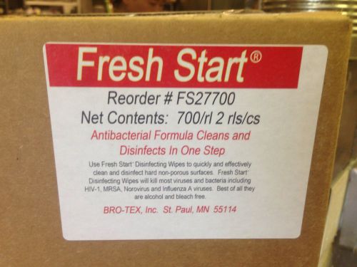Fresh start disinfecting wipes refill 700ct per roll fs27700 for sale