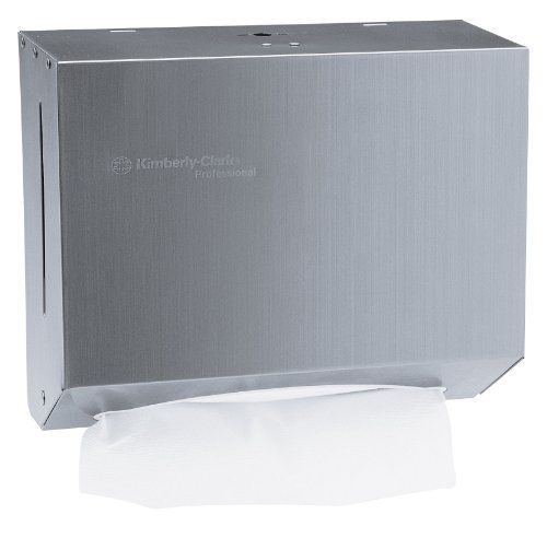 Kimberly-Clark Professional 09216 ScottFold Stainless Steel Compact Towel Dispen