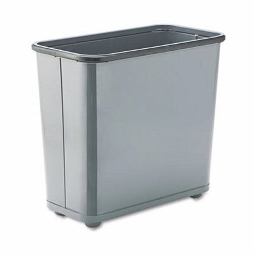 Rubbermaid Fire-Safe 7.5 Gallon Wastebasket, Steel, Gray (RCPWB30RGY)