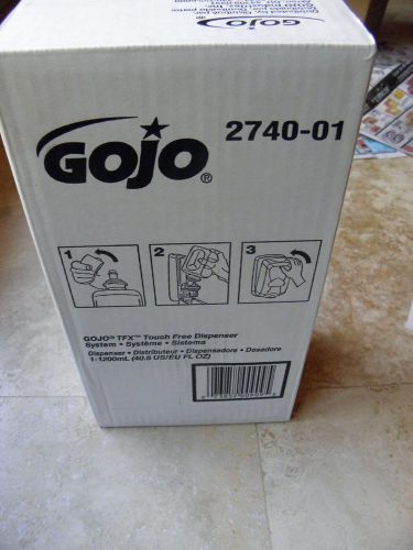 Gojo Automatic Soap Dispenser/sanitizer 2740-01 NIB White