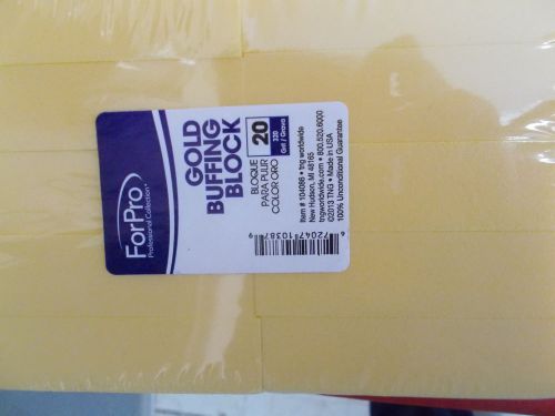Gold Buffing Block Forpro professional collection new