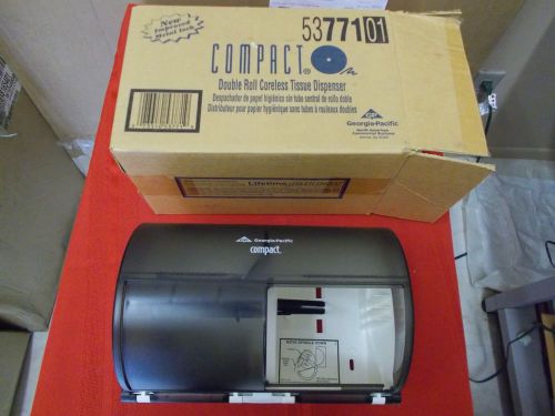 Georgia pacific compact double roll coreles tissue dispenser 5377101 for sale