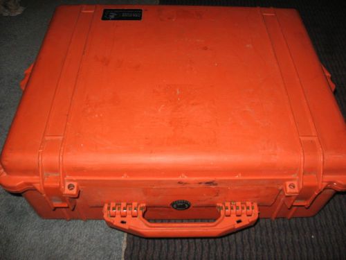 Pelican case 1600 orange with insert for sale