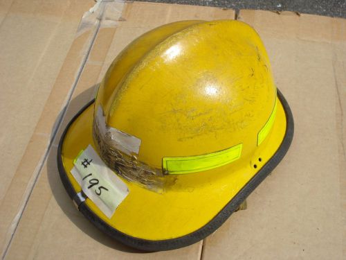Cairns helmet 664 invader + liner firefighter turnout fire gear #195 yellow for sale