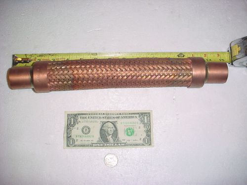1.5 inch od vibration absorbing flexible copper coupling  14-3/4 inch long for sale