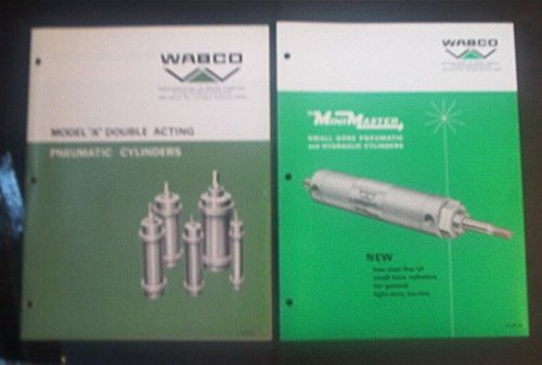 1968 Wabco catalog 1969 hydraulic cylinders pneumatic Westinghouse air brake co