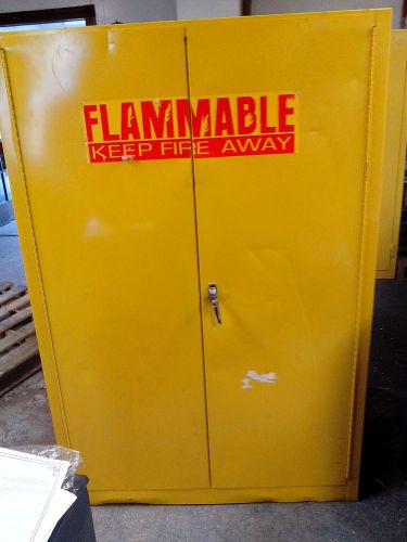 Sandusky edsal  sc450f 45 gal flammable materials safety cabinet scratch &amp; dent for sale