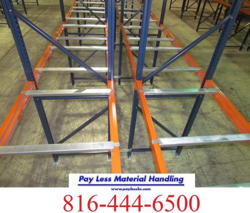 Pallet support rack bar for teardrop galvanized warehouse racking 42&#034; estanteria for sale