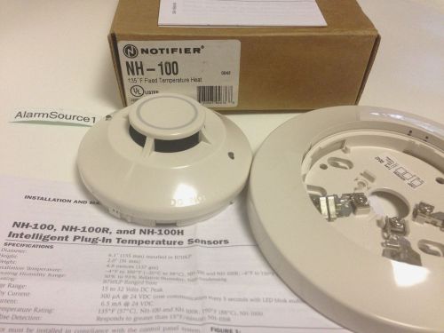 NH-100 Heat Detector NEW IN BOX Notifier Intelligent Addressable NFW-50