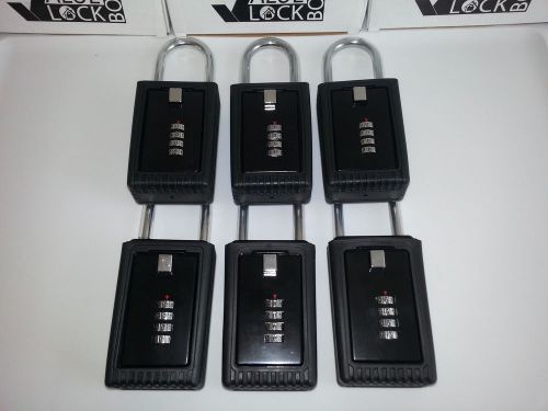 6 Realtor Real Estate 4 Digit Lockboxes Key Lock Box Boxes Comparable to Supra R