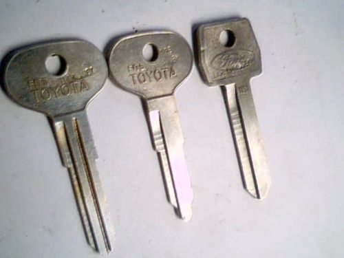 2 toyota + 1 ford key blanks for sale